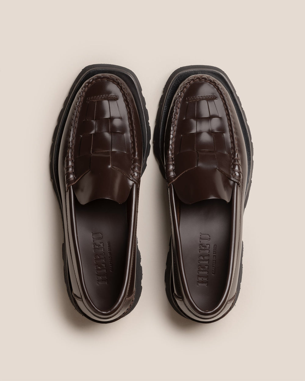NOMBELA SPORT - Tread Sole Interwoven Detail Slip-On Loafer