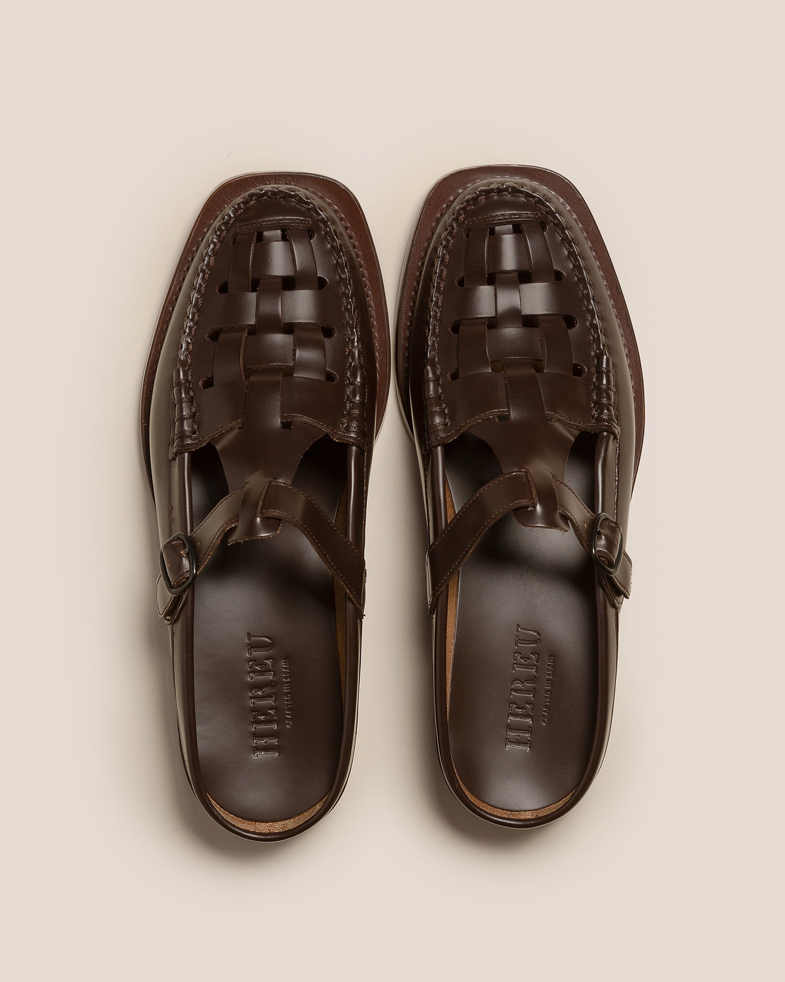 BONELL - Woven T-bar Mule Loafer