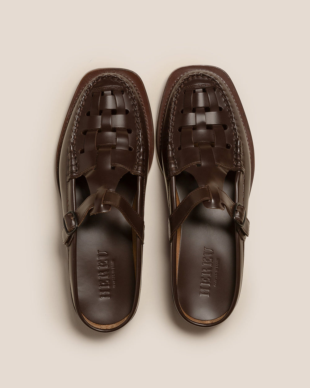 BONELL - Woven T-bar Mule Loafer