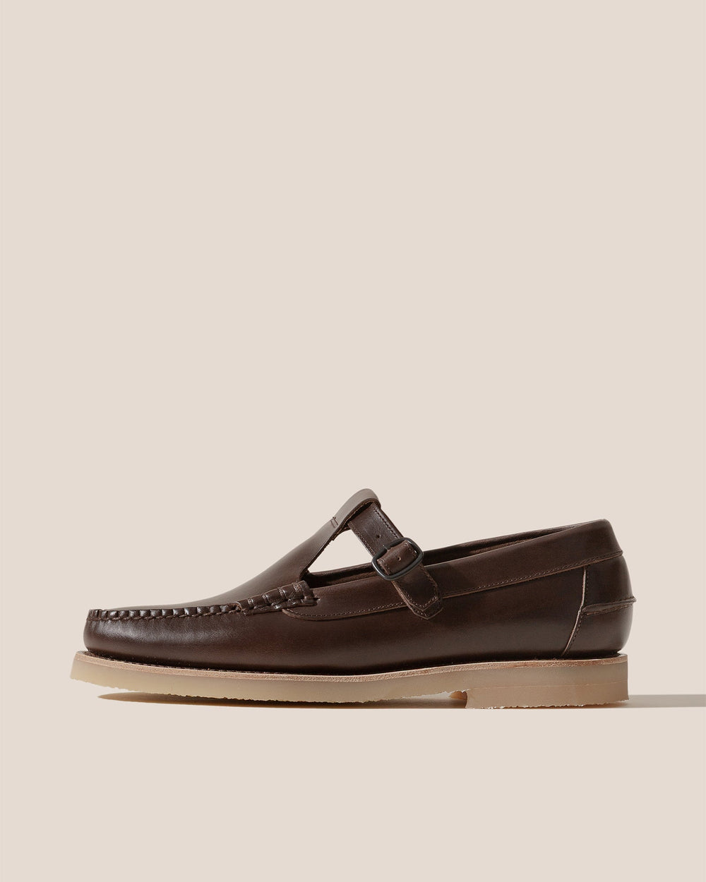 ALBER RUBBER VEG TAN - T-bar Loafer