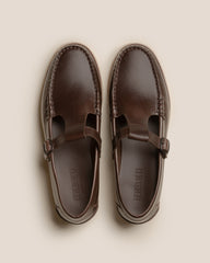 ALBER RUBBER VEG TAN - T-bar Loafer