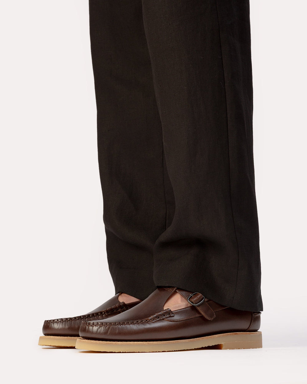 ALBER RUBBER VEG TAN - T-bar Loafer