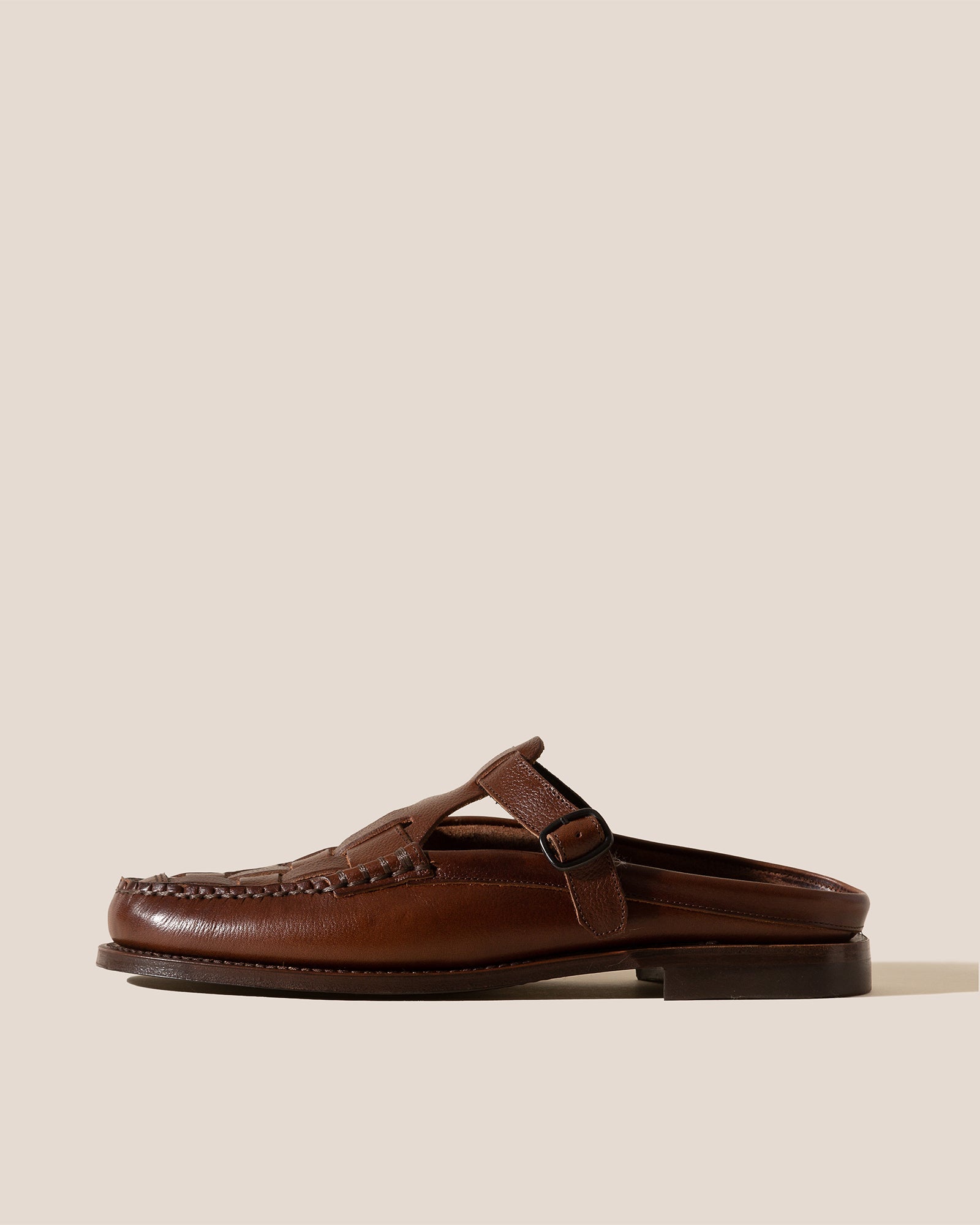 FERRIOL MULE - Woven T-bar Mule Loafer