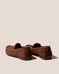 SASTRE SUEDE - Braided Seams Slip-on Loafer