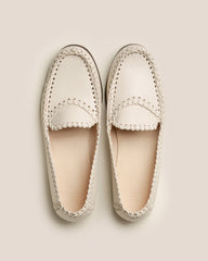 SASTRE SUPPLE SHINY - Braided Seams Slip-On Loafer