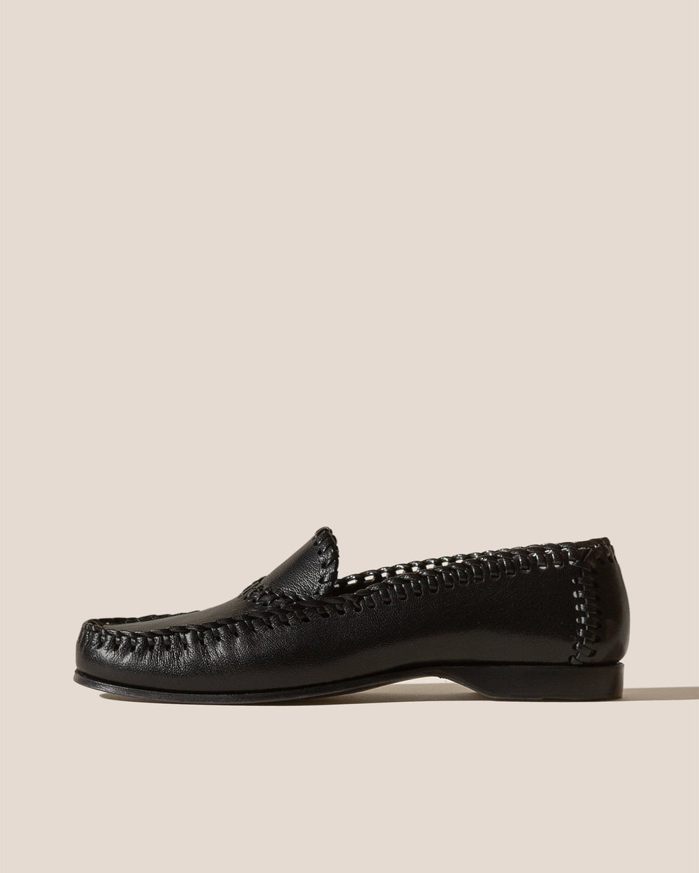 SASTRE SUPPLE SHINY - Braided Seams Slip-On Loafer