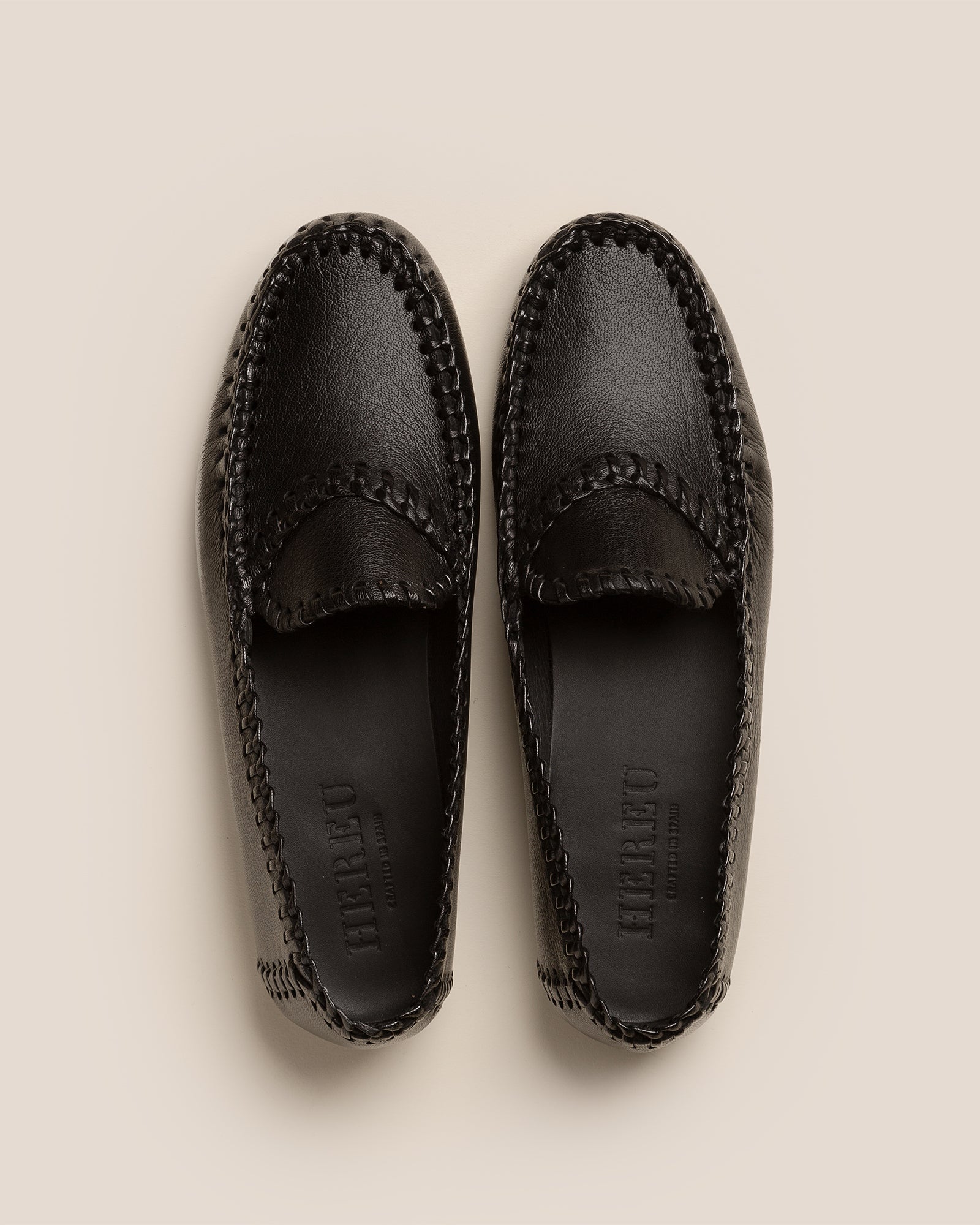 SASTRE SUPPLE SHINY - Braided Seams Slip-On Loafer