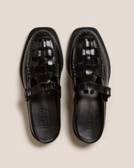 BONELL - Woven T-bar Mule Loafer