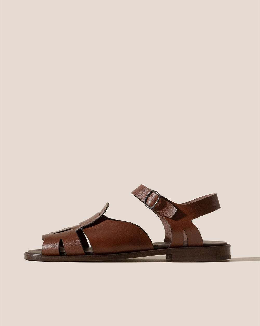 ROCA GRAINY VEG TAN - Square-toe Fisherman Sandal