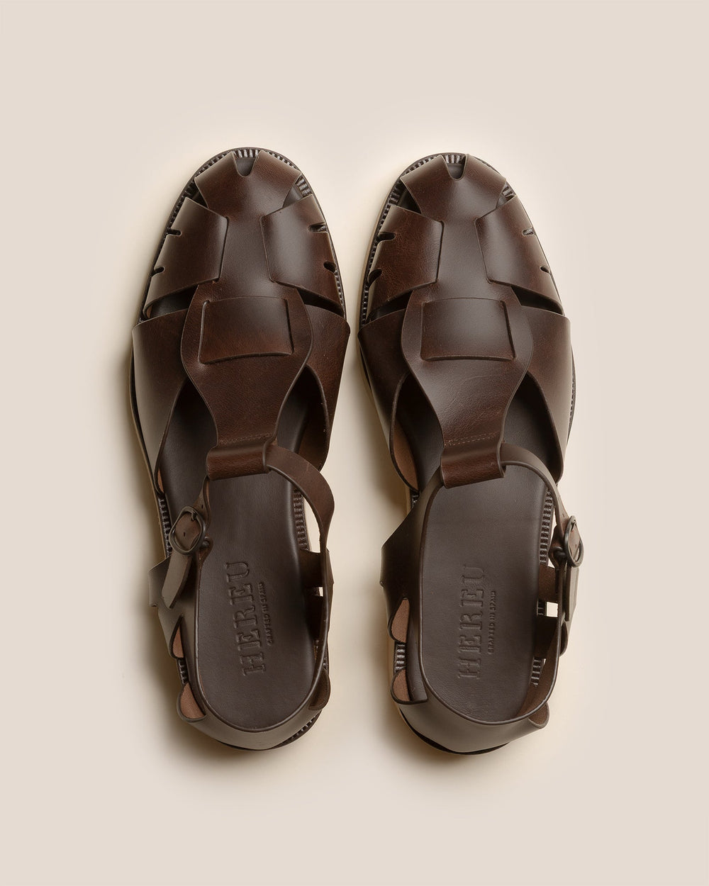 PESCA RUBBER VEG TAN - Fisherman Sandal