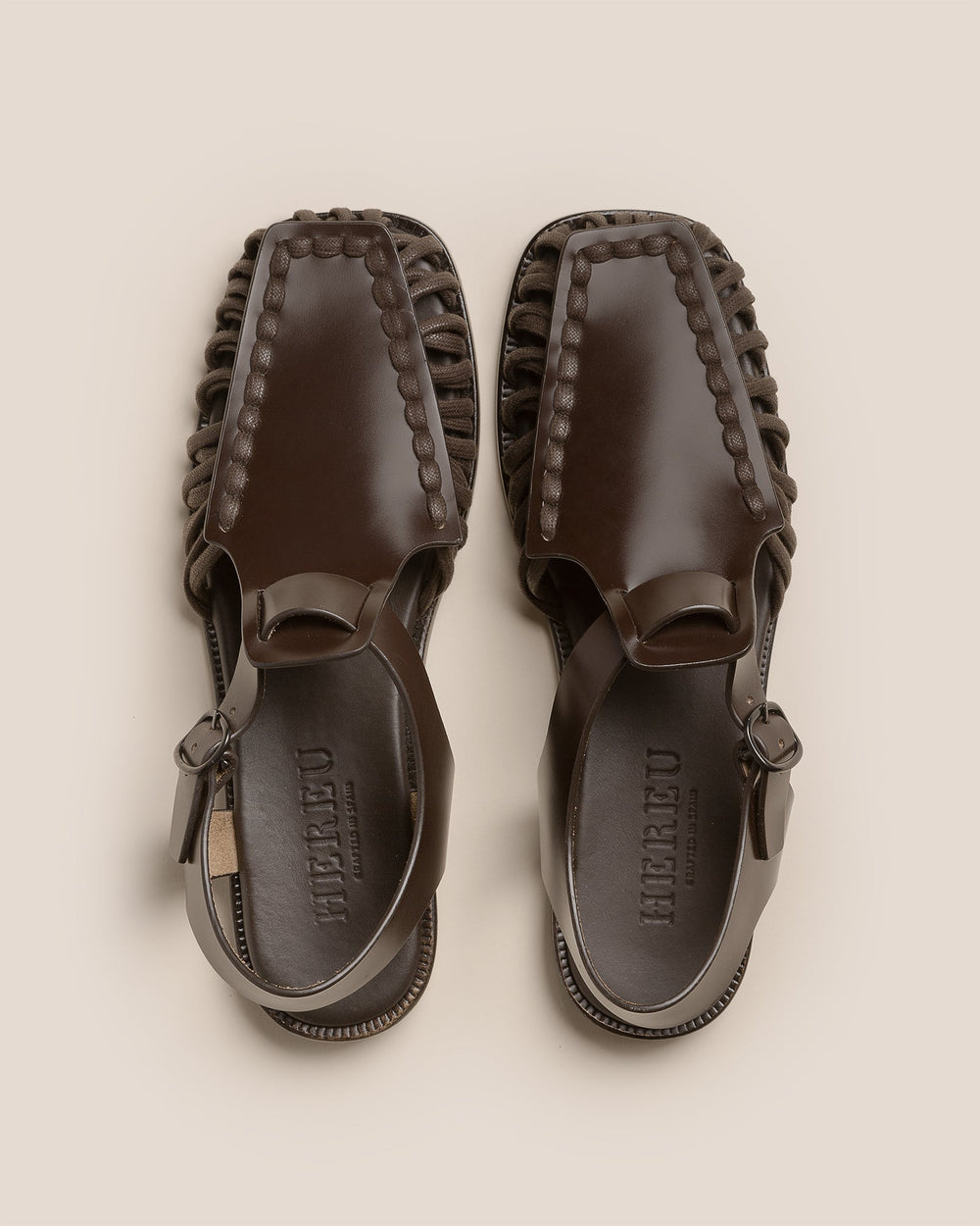 ALARO - Square-Toe T-bar Sandal