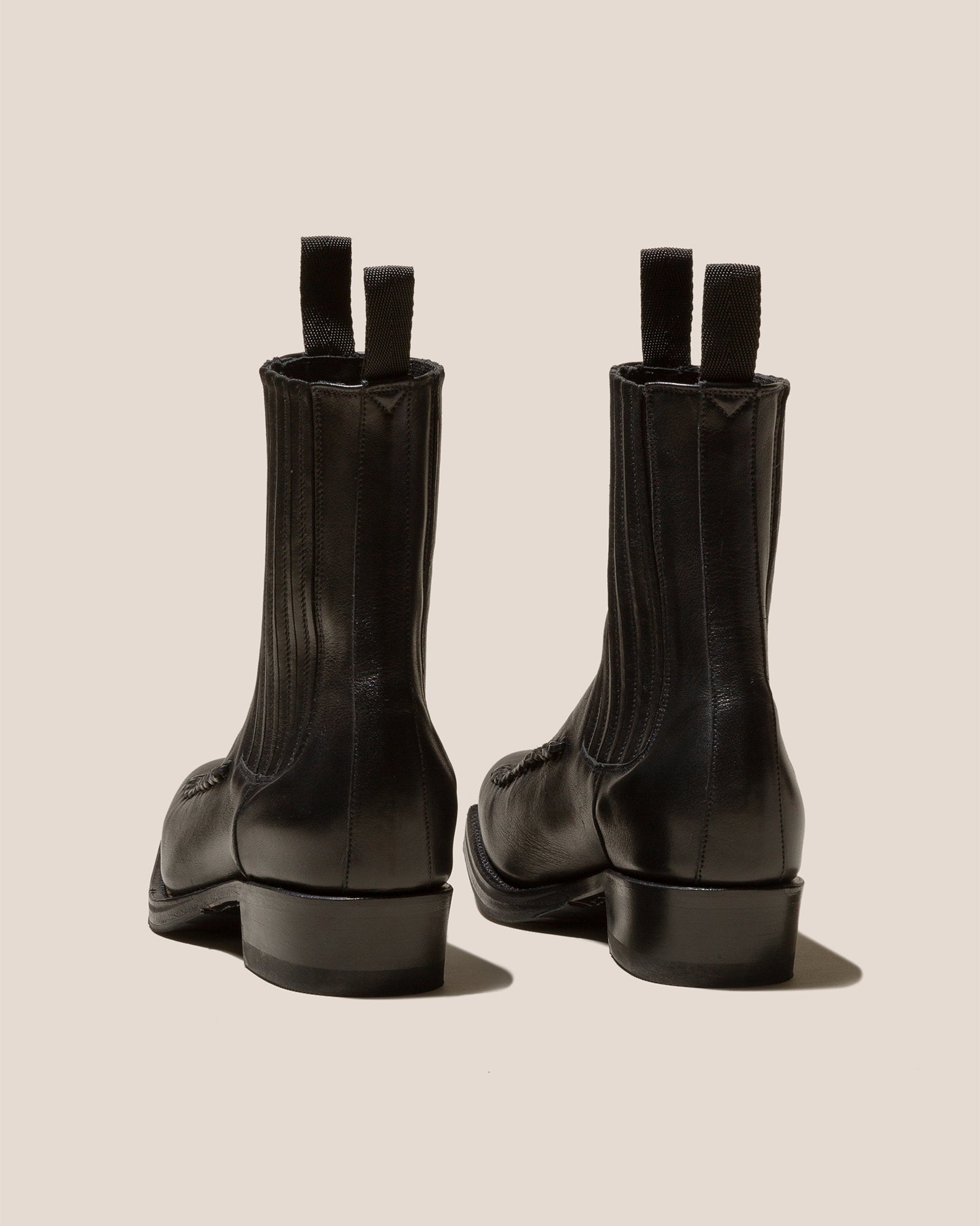 AGULLA - Square-Toe Braided Detail Chelsea Boot