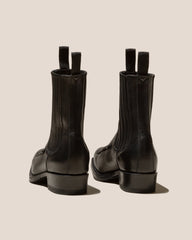 AGULLA - Square-Toe Braided Detail Chelsea Boot