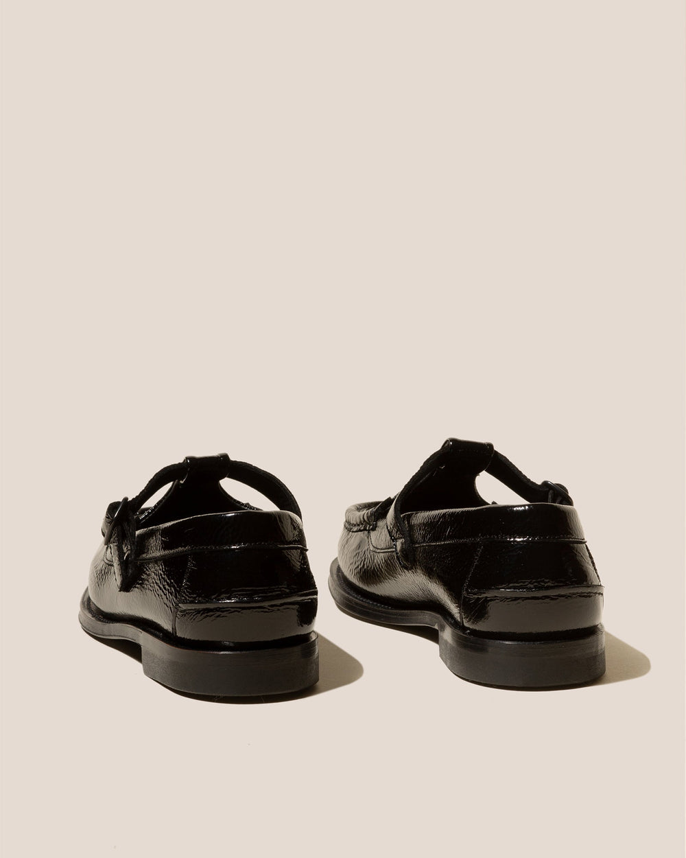 ALBER CRINKLED GLOSSY - T-bar Loafer