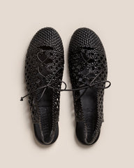 SARDANA - Lace-up Woven Slingback Sandal